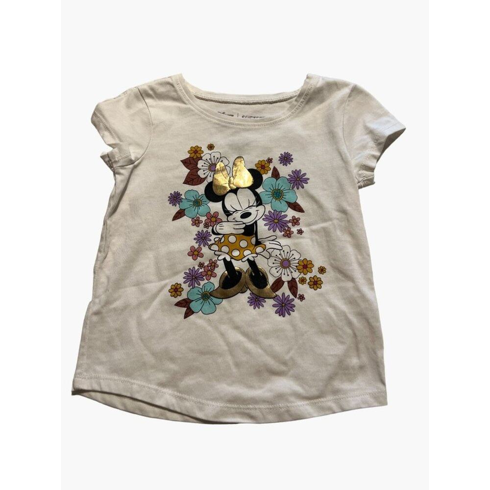 Disney Jumping Beans Toddler Girls Size 3 Minnie Mouse Softest Tee Twins Multipl